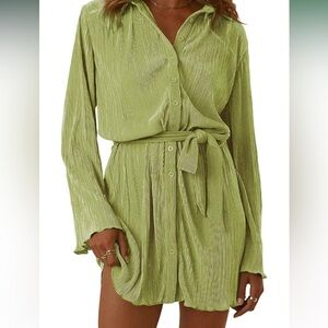 LIME GREEN DRESS| L